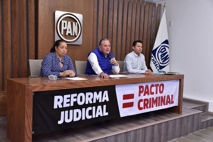 PAN denuncia “farsa” en elección del Poder Judicial a un mes de la jornada