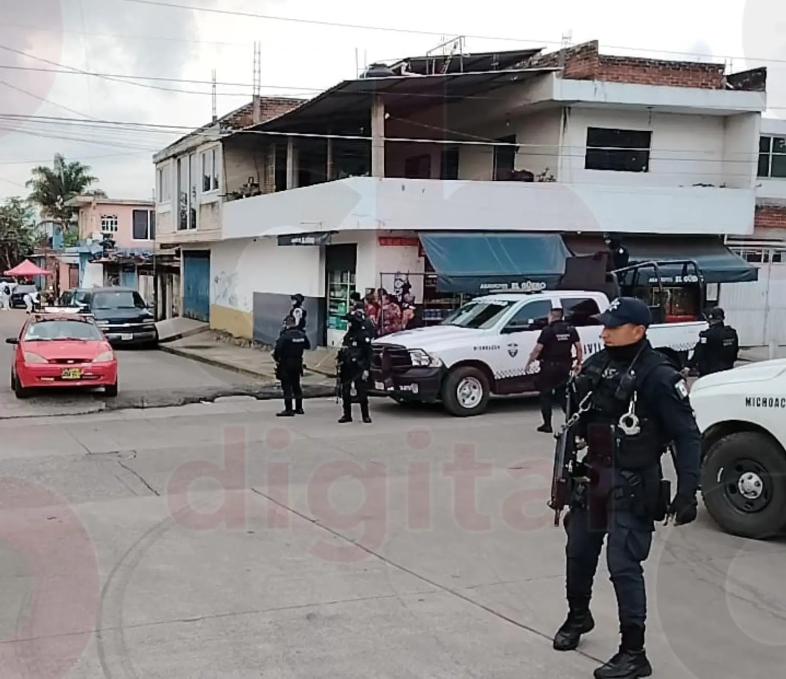 Pánico en las calles de Uruapan