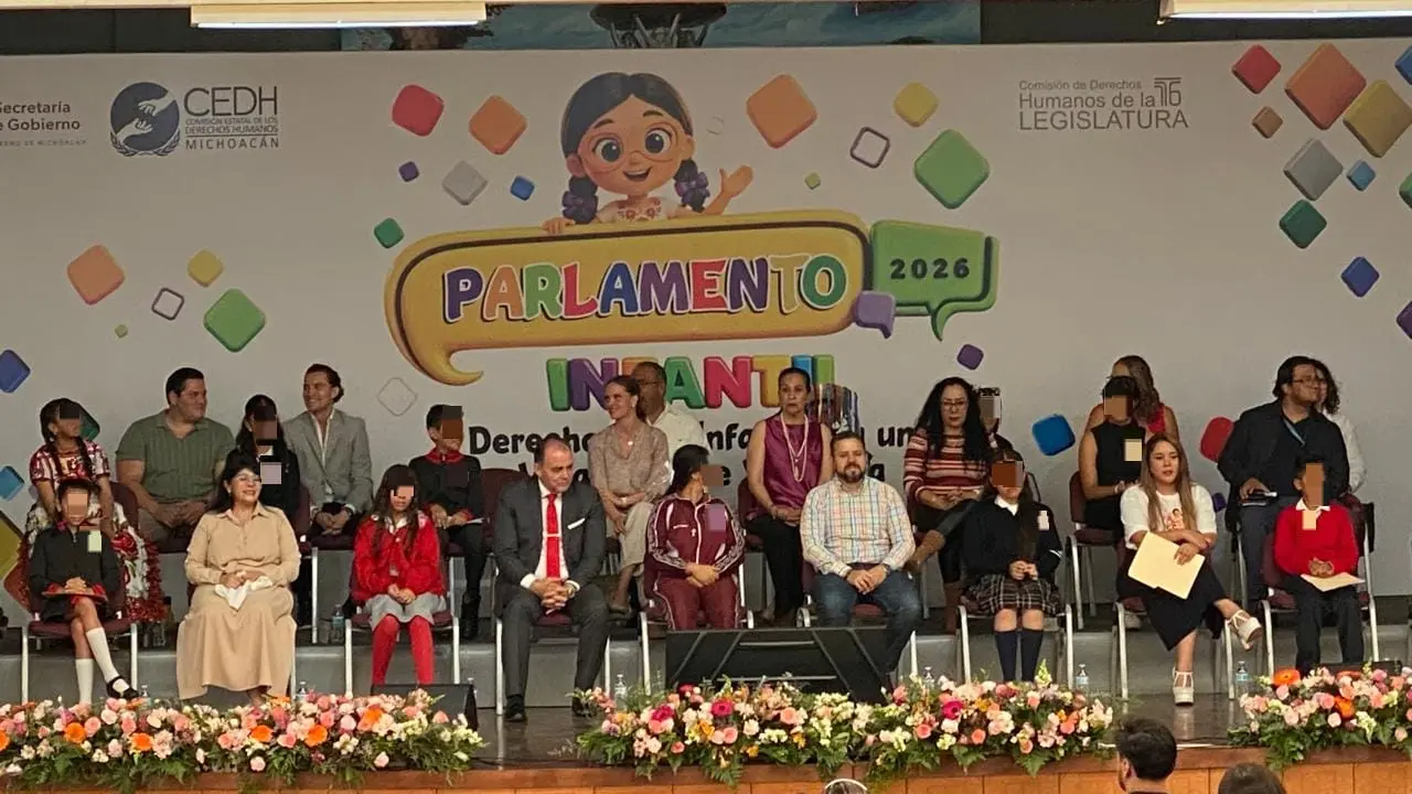 Parlamento Infantil 2026 reúne a la niñez michoacana