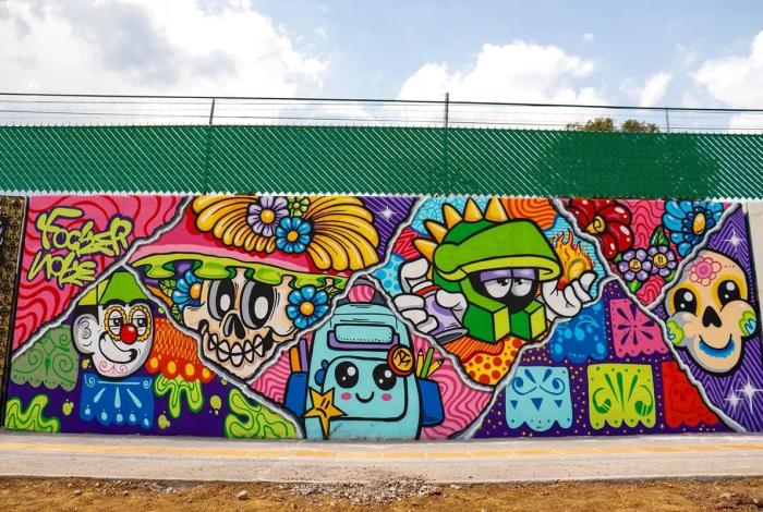 Paso Catrinas se viste de arte, SCOP entrega reconocimientos a artistas urbanos