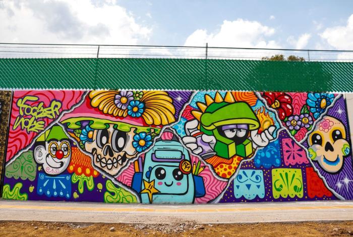 Paso Catrinas se viste de arte, SCOP premia a artistas urbanos