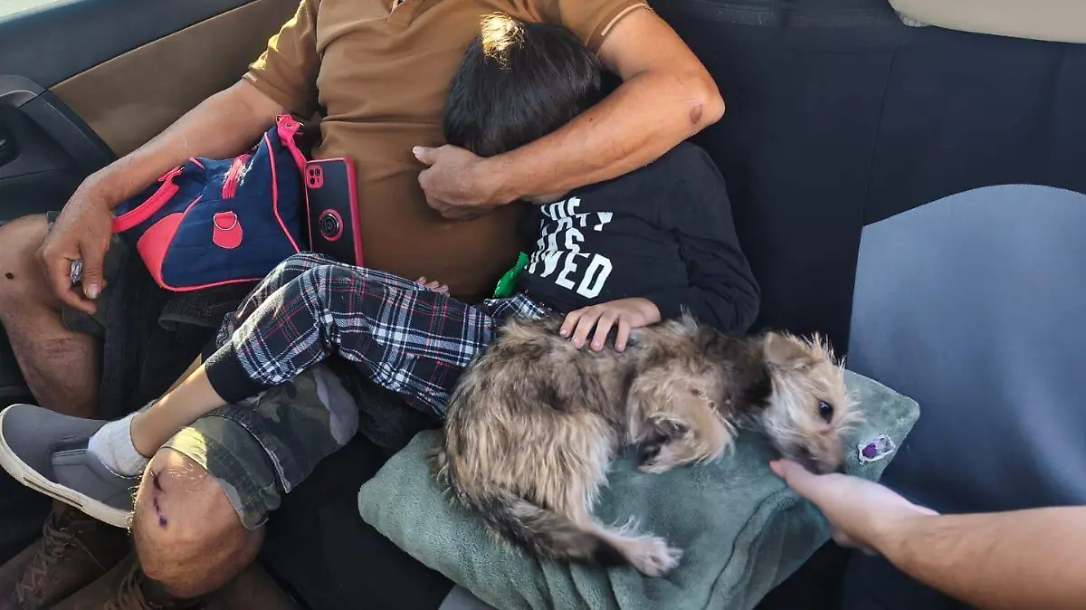 “Pelusa” logra reunirse con su familia tras aparatoso accidente