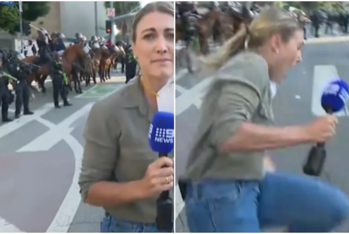 Periodista australiana herida por bala de goma en protestas de LA