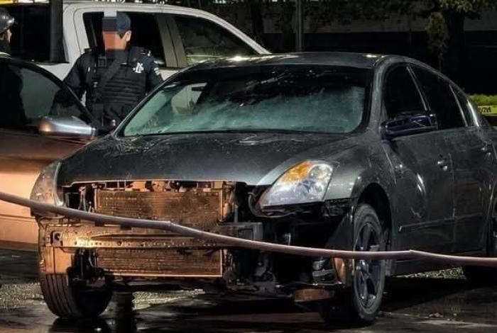Persecución termina con mujer baleada
