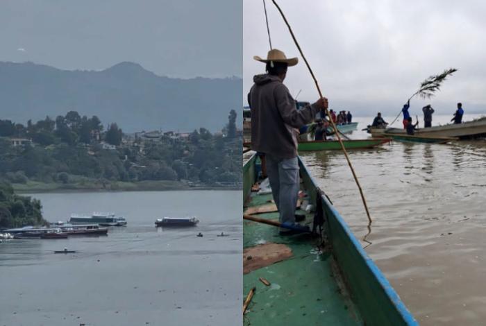 Piden apoyo para localizar cuerpo de joven que se ahogó en el Lago de Pátzcuaro