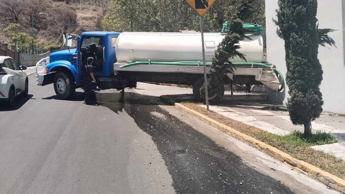  Pipa choca contra inmueble en avenida Rotarismo, en Morelia