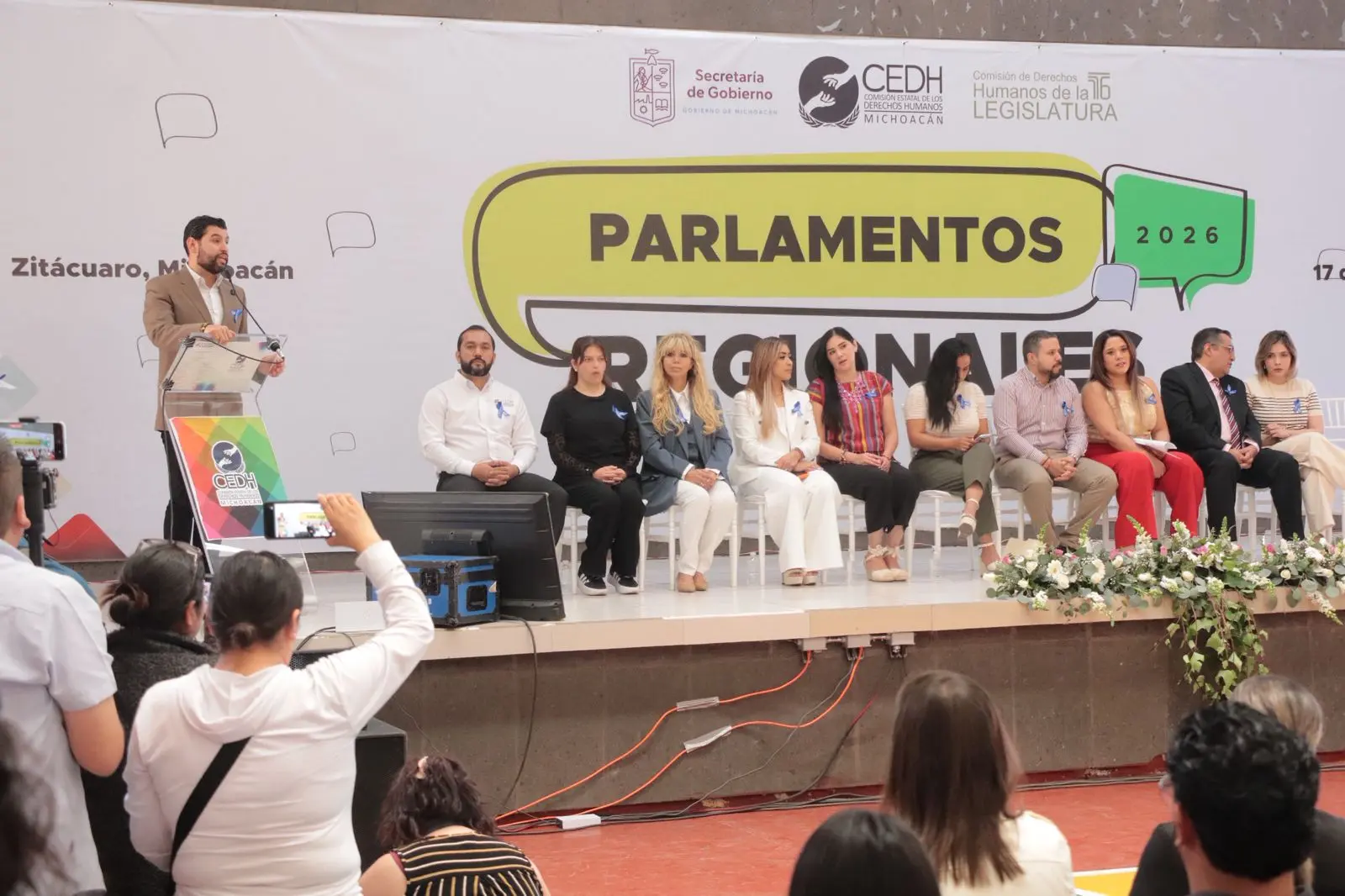  Plantea Octavio Ocampo necesidad de protocolos de seguridad en reforma a la CEDH Michoacán