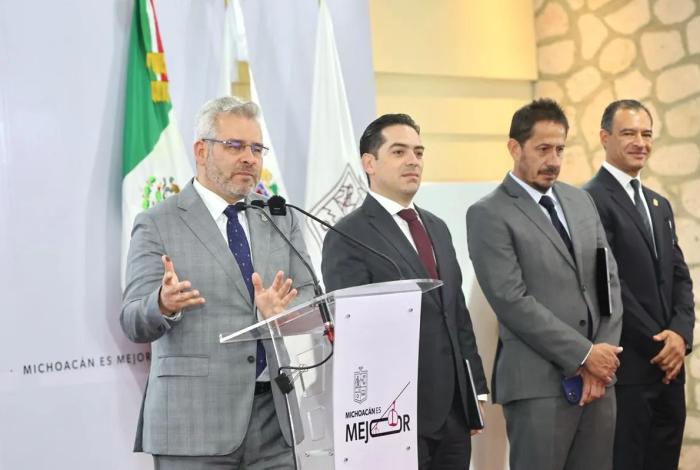 Plantón afecta al Centro Histórico de Morelia pero gobierno no cederá a presiones: Bedolla