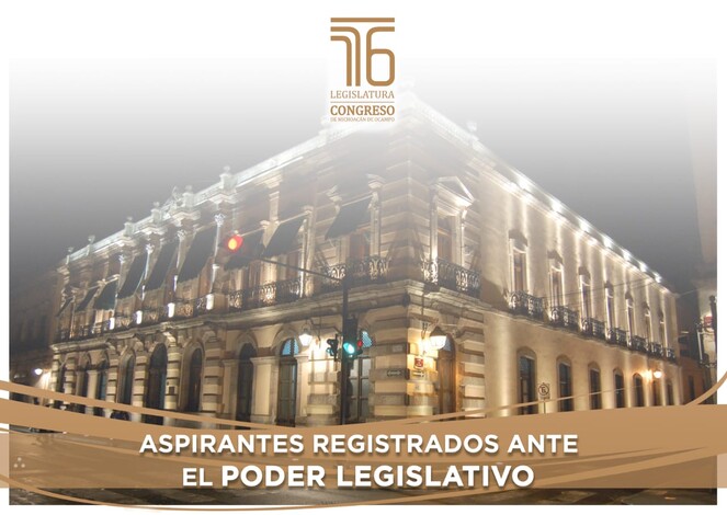  Poder Legislativo publica lista de aspirantes al Poder Judicial de Michoacán que avanzarán a la tercer etapa del proceso selectivo