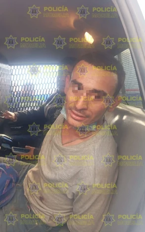 Policía Morelia detiene a dos por robo a casa habitación en la colonia Lago 1