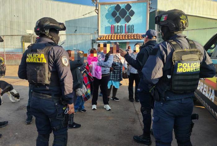 Policía Morelia frustra narc0bloqueo en la Morelia-Quiroga