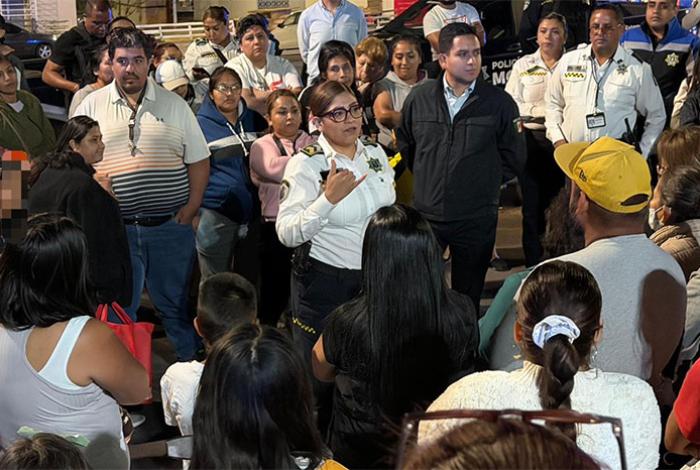 Policía Morelia refuerza coordinación con habitantes de Camponubes; vincularán cámaras particulares al C4