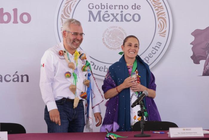 Por definir, visita de Claudia Sheinbaum a Michoacán, por segundo informe de gobierno