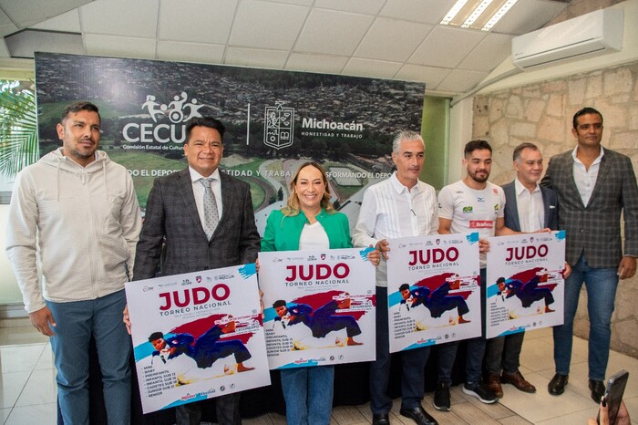 Por primera vez Michoacán será sede del Torneo Nacional de Judo 2024