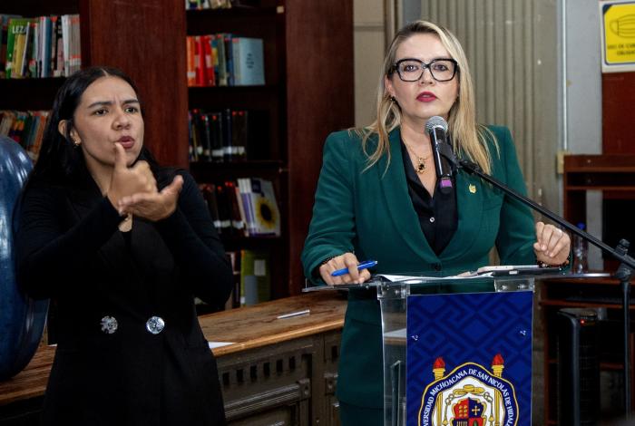 Por primera vez, UMSNH apertura Biblioteca Inclusiva