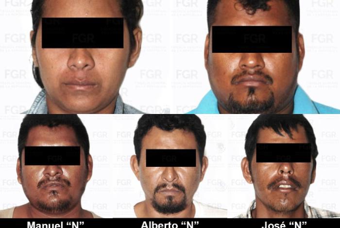 Por secuestrar y portar armas de alto poder, FGR obtiene sentencia de 84 años de prisión contra 5 personas