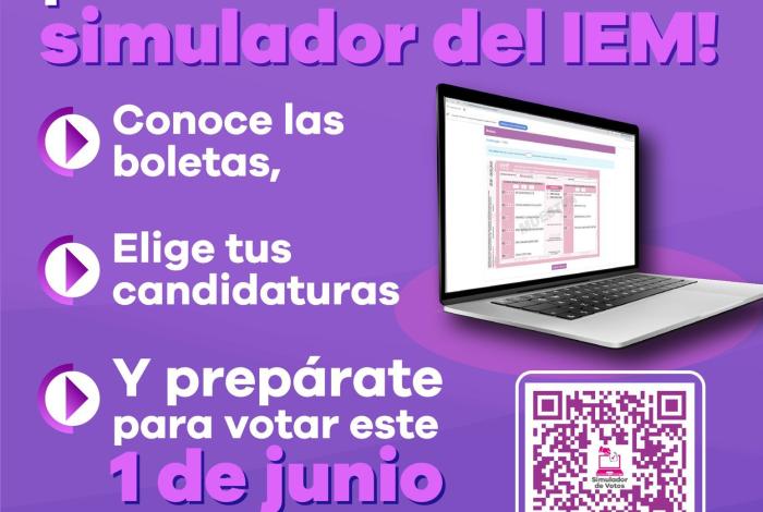 Practica cómo votar en la elección judicial del 1 de junio