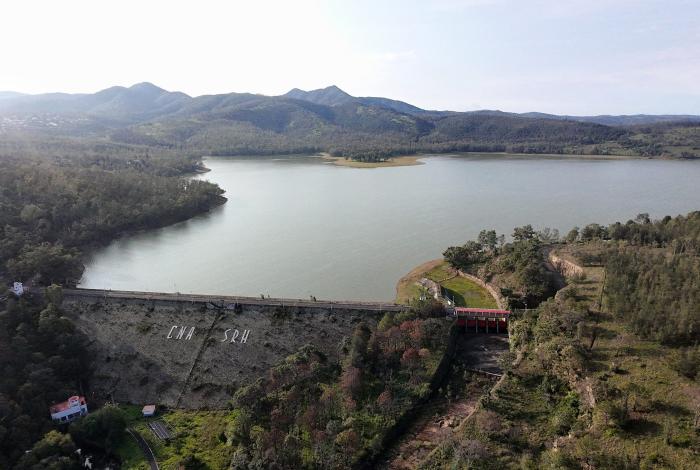 Presa de Cointzio, con agua suficiente para morelianos, pero no para riego agrícola