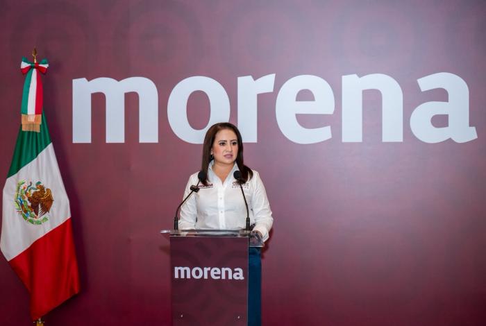 Presencia de Gladys Butanda en gira de Sheinbaum por Michoacán no infringe normas partidistas