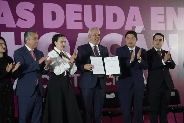 Presenta Bedolla iniciativa para No Más Deuda en Michoacán