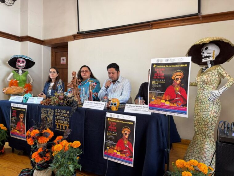 Presentan 4º Festival de Día de Muertos UNAM “La casa de la mano en la reja”