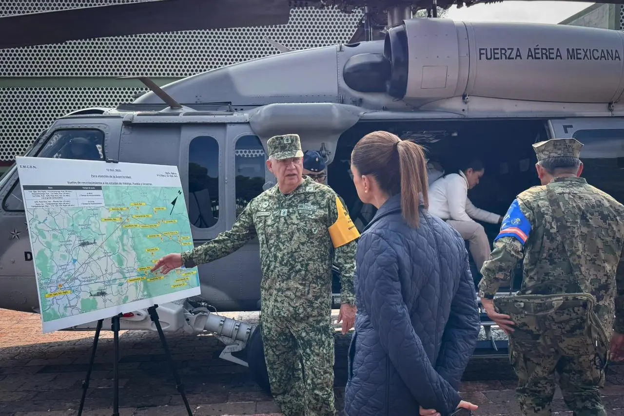 PRESIDENTA CLAUDIA SHEINBAUM VISITA A DAMNIFICADOS POR LAS LLUVIAS EN PUEBLA, VERACRUZ E HIDALGO