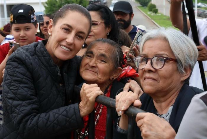 ¡Presidenta, presidenta!, el grito que acompañó a Sheinbaum en Morelia