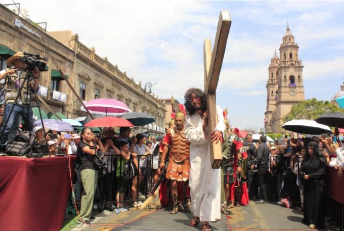 Programa | Arquidiócesis invita a la celebraciones de la Semana Santa con escenificaciones en la Plaza Melchor Ocampo