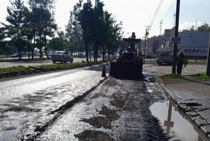 Programa de reencarpetamiento mejora laterales del Periférico Paseo de la República
