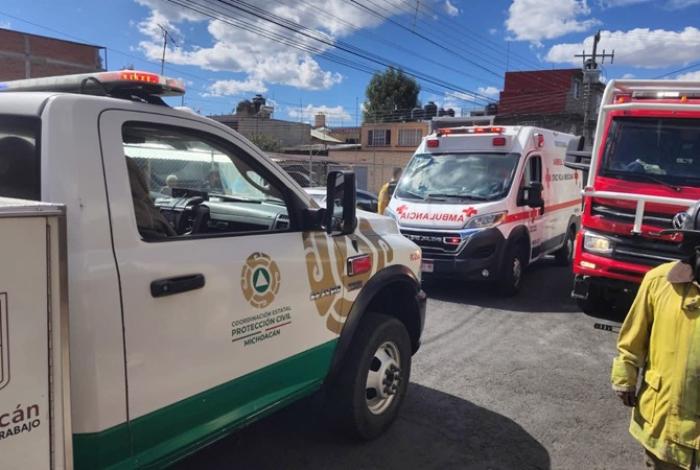Protección Civil rescata a hombre intoxicado dentro de un aljibe en Morelia