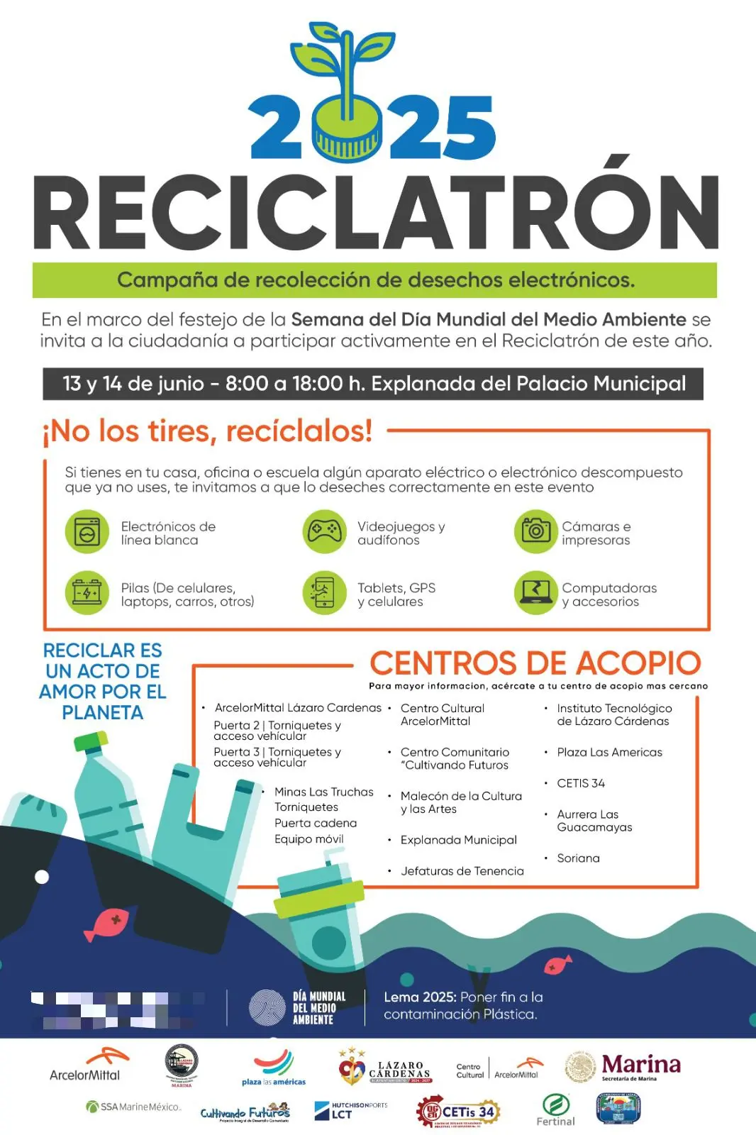 Próximo 13 y 14 de junio, Reciclatrón LC 2025