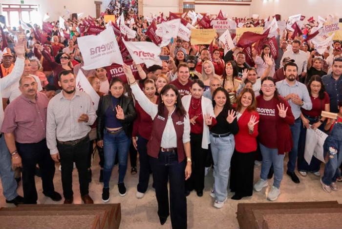 Publicar encuesta de Morena legitima el proceso: Gaby Molina