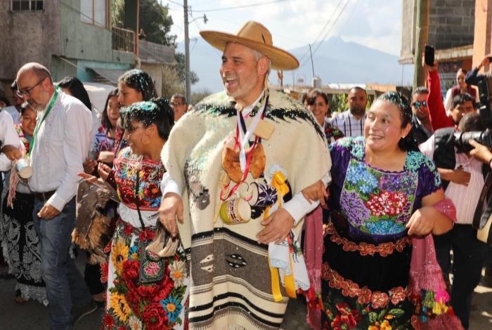 Pueblos originarios no deben preocuparse por recursos en 2026: Bedolla