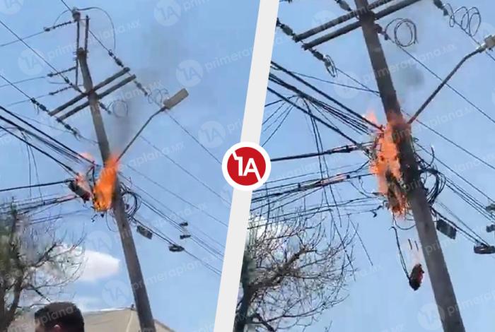 Quema de cables alerta a la colonia Torremolinos, en Morelia