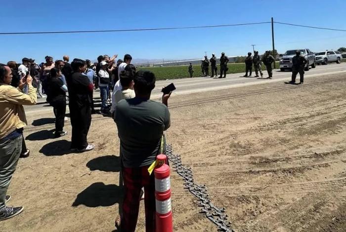 Realizan redada migratoria en granja de Ventura, en California