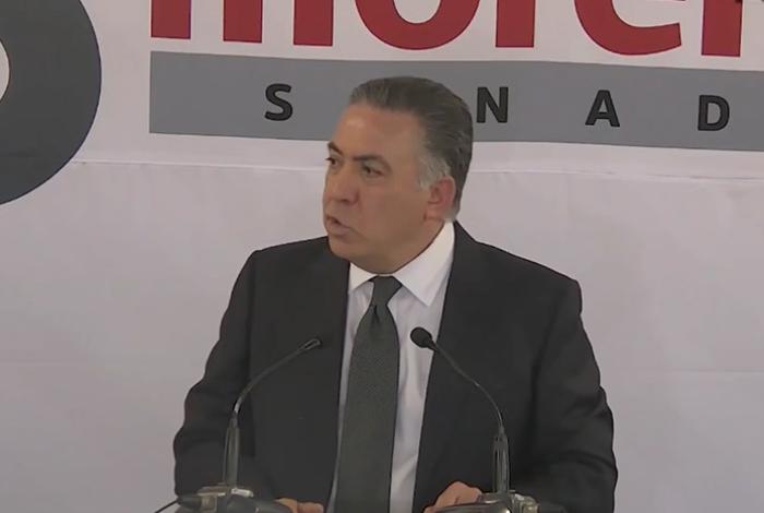 Reaparece Inzunza en el Senado tras 124 días de ausencia; niega vínculos con el narco