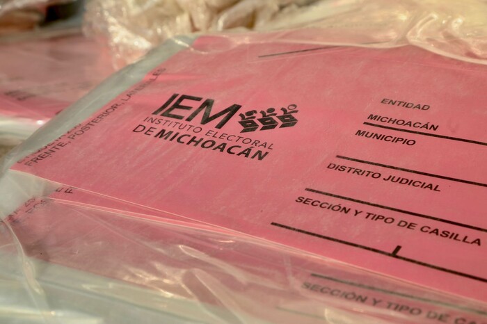 Recibe el IEM material electoral para comicios judiciales
