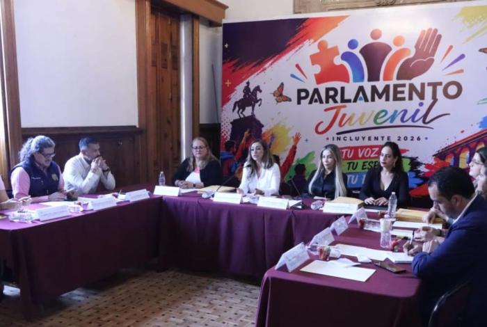 Recibe Jurado calificador del Parlamento Juvenil Incluyente 2026