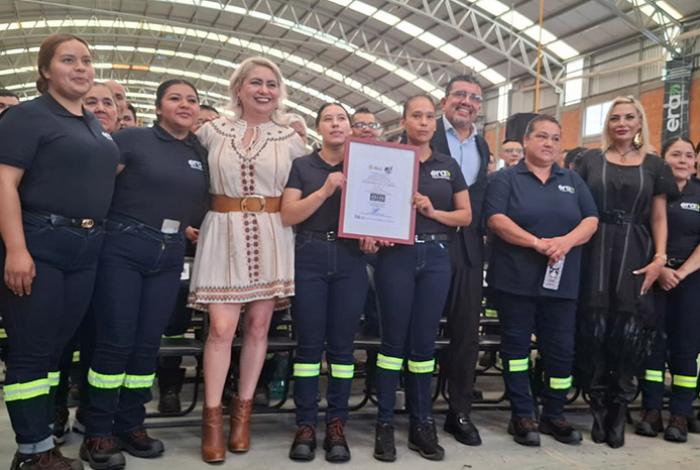Recibe la primera empresa michoacana de energía renovable ERA su certificación Hecho en México