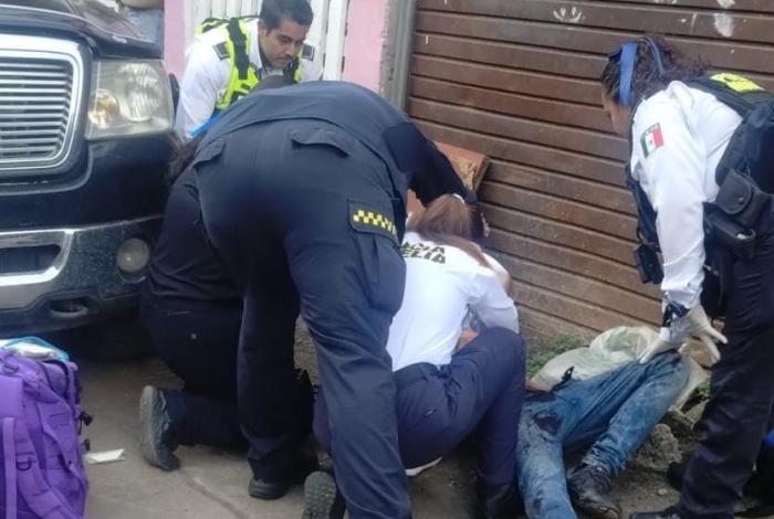 Recibió tres tir0s y logró correr para salvar su vida