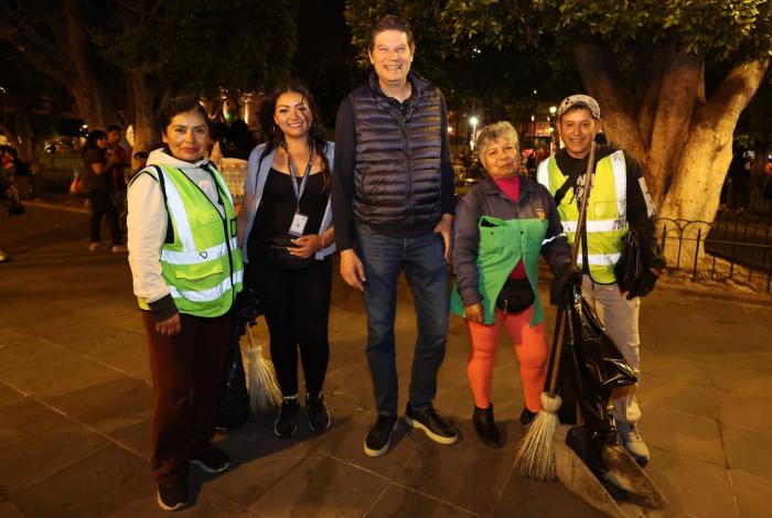 Reconoce Alfonso Martínez trabajo de equipo de limpia para que Morelia brille
