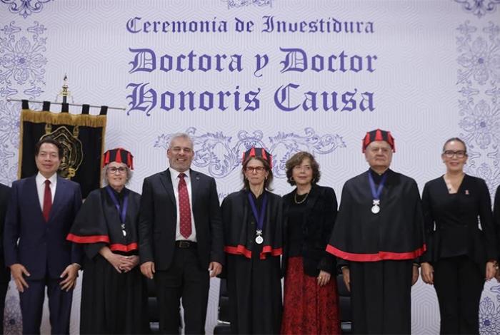 Reconoce Bedolla aportación de galardonados con doctorado honoris causa por la UMSNH