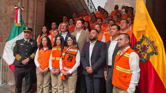  Reconocen labor de PC y Bomberos por su actuación oportuna en contingencias e incidentes en Morelia