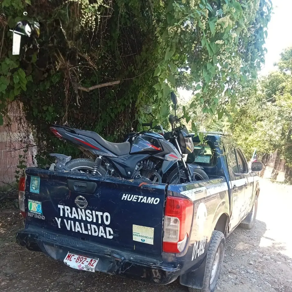 Recupera Policía Municipal, motocicleta robada