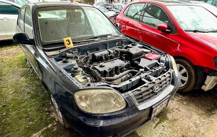  Recuperan tres autos con reporte de robo en negocio de la Félix Ireta