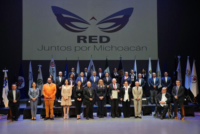 Red Juntos por Michoacán entrega la Presea “Cardenal Alberto Suárez Inda”; el organismo celebra 10 años de historia