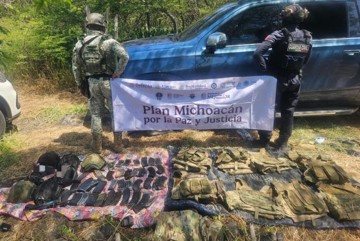 Reforzamiento de la seguridad en región La Piedad deja aseguramiento de vehículos y equipo táctico