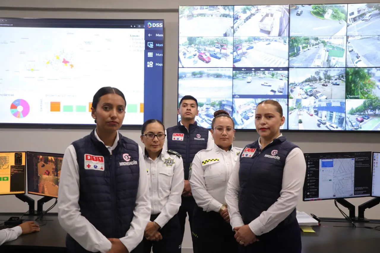 Refuerza Gobierno estatal la seguridad de Morelia con personal operativo del C5