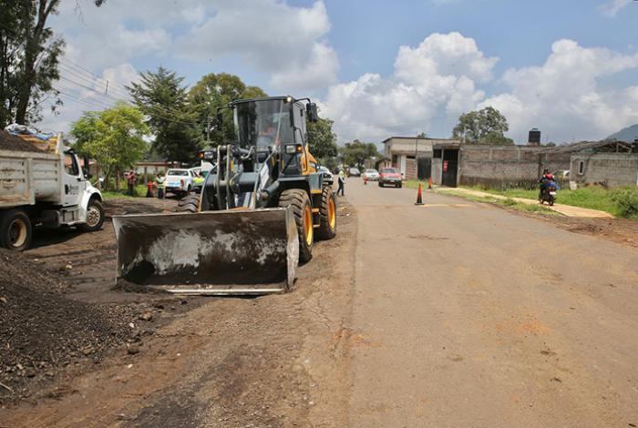 Rehabilitación de la carretera Villa Madero-Etúcuaro alcanza 72 % de avance