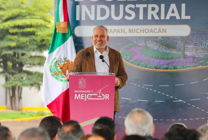 Rehabilitación del Boulevard Industrial impulsará inversión y empleo en Uruapan: Bedolla